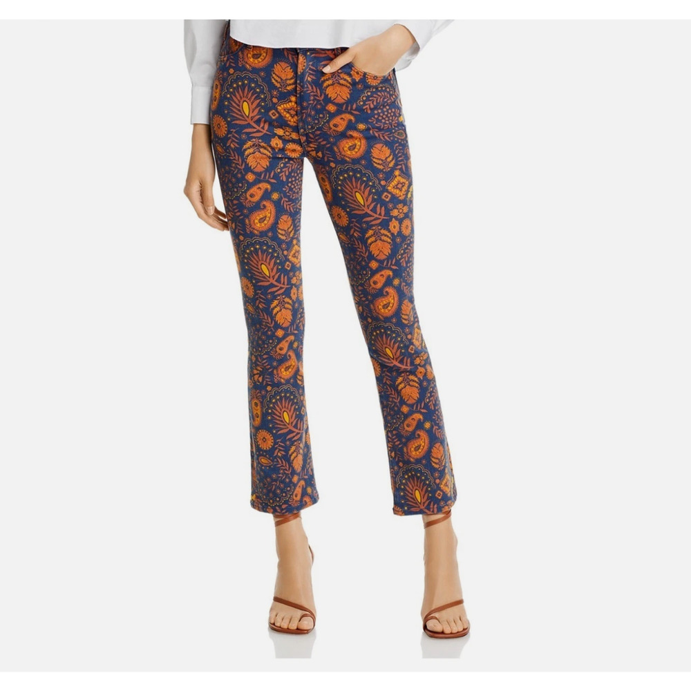 Mother The Hustler Flood Jeans in Henna Happiness - size 26 - NWT